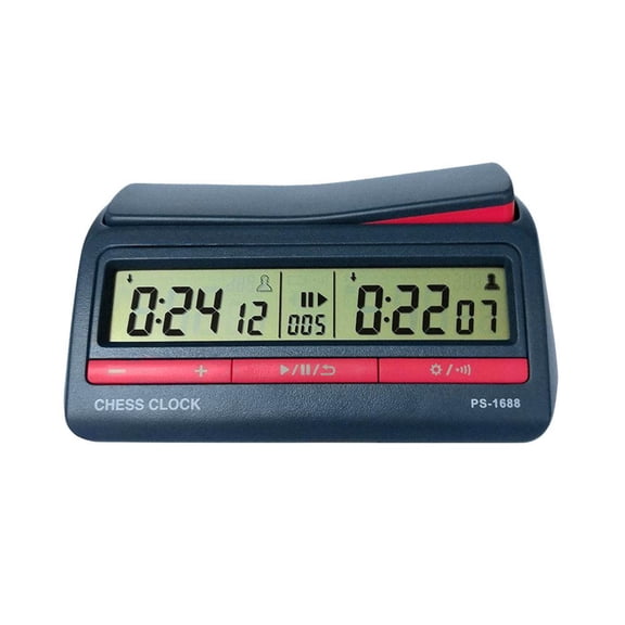Chess Timer Digital Chess Clock, Multi-Mode Memory Function Timer Shockproof Electronic Chess Pad Clocks, For Chinese Intern