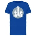 thumbnail image 1 of Chess White Figures T-Shirt Men -Image by Shutterstock, Male Medium, 1 of 2