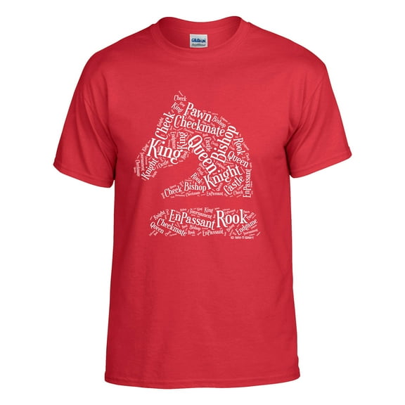 Chess White Knight (Knight Figure Chess Words) Chess T-shirt, Men Women, Girls, boys Chess Shirt