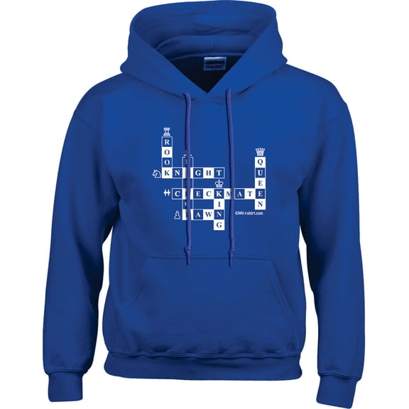 Chess Words Scrabble, Crossword Chess Hoody, Chess Shirt; Men, Women, Boys, Girls