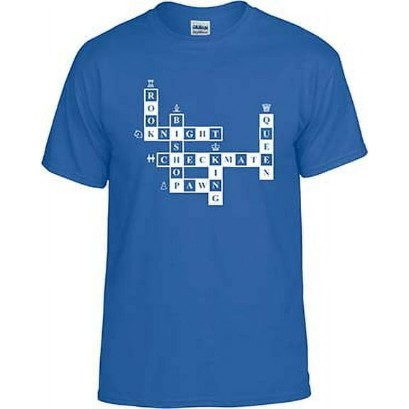 Chess Words Scrabble, Crossword Chess T-shirt, Chess Shirt; Men, Women, Boys, Girls