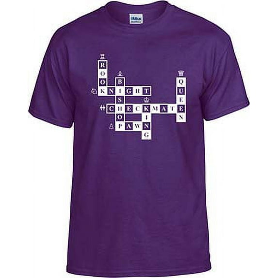 Chess Words Scrabble, Crossword Chess T-shirt, Chess Shirt; Men, Women, Boys, Girls