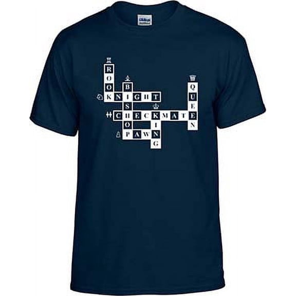 Chess Words Scrabble, Crossword Chess T-shirt, Chess Shirt; Men, Women, Boys, Girls