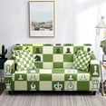 Chessboard Sofa Cover Horse Head International Chess Stripes Washable