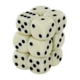 thumbnail image 1 of Chessex 25600 Opaque 16mm d6 Dice Block, Ivory and Black, 1 of 1