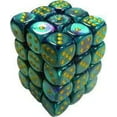 thumbnail image 1 of Chessex 6-Sided d6 Gemini Dice Pack (Purple-Teal & Gold), 1 of 1