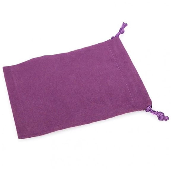Chessex CHX02377 Small Suede Cloth Dice Bag, Purple