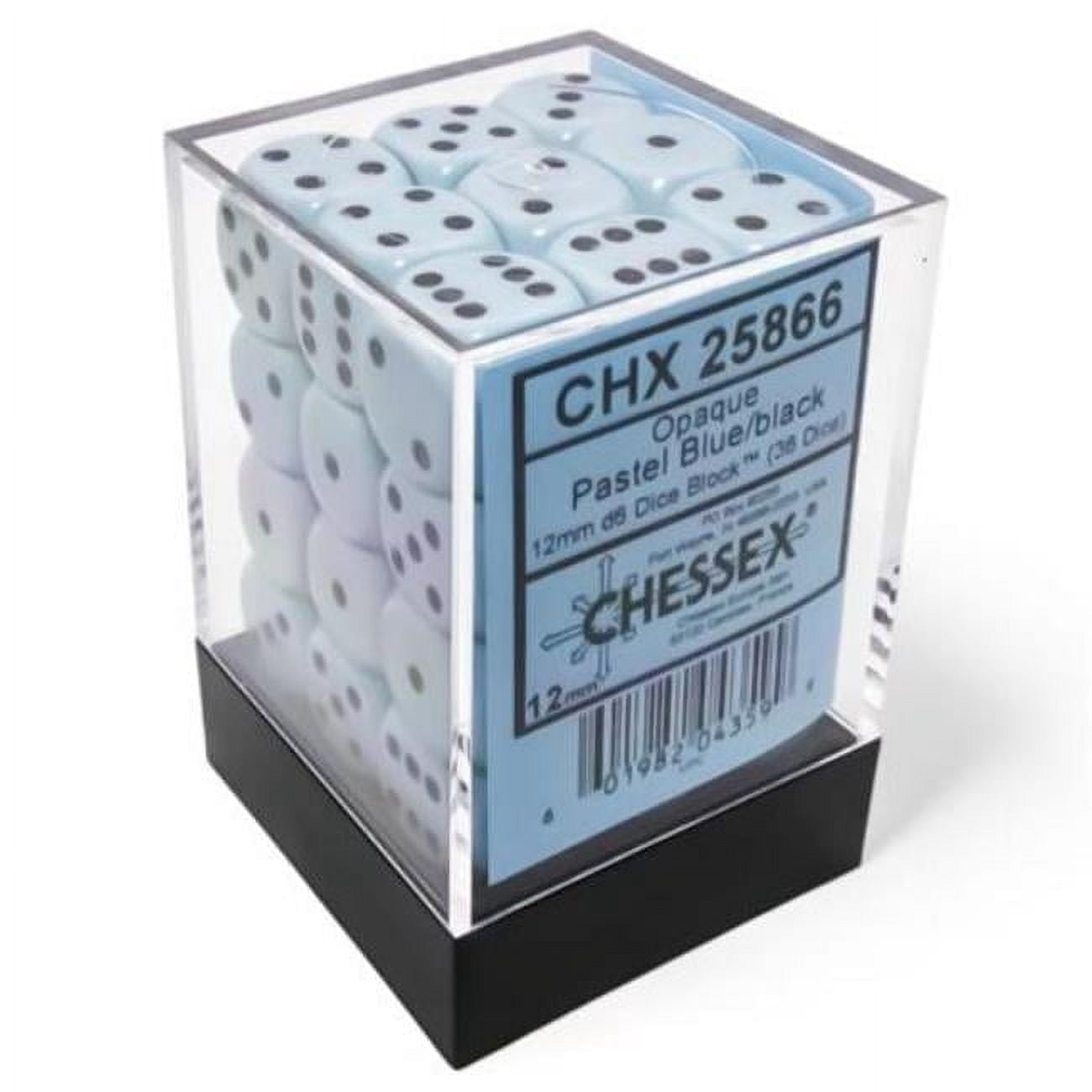Chessex Dadi d6 Set granito macchiato 36 12 mm stampo a sei lati CHX 25920