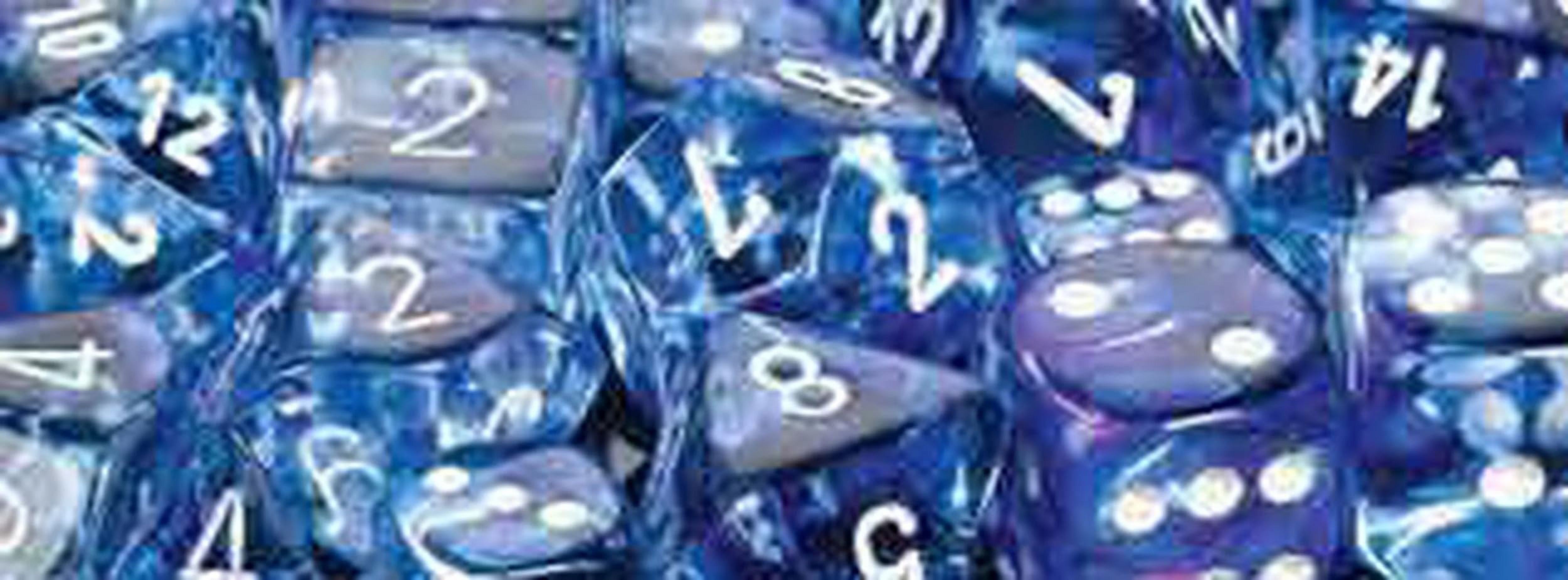 Set Di Dadi - Mini Nebula Wisteria / White | Set Di Dadi | Chessex - Foto 5