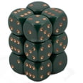 thumbnail image 1 of Chessex DND Dice Set D&D Dice-16mm Opaque Dusty Green and Copper Plastic Polyhedral Dice Set-Dungeons and Dragons Dice Includes 12 Dice – D6, (CHX25615), 1 of 3