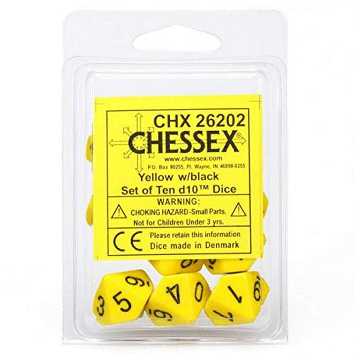 Chessex 25716 Dice, Multi-Colour Chessex 25716 Dice, Multi-Colour