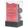 thumbnail image 1 of Chessex: Speckled Silver Volcano Polyhedral 7-Dice Set, 1 of 2