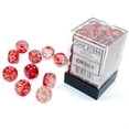 thumbnail image 1 of Chessex Nebula 12mm d6 Red/Silver w/Luminary Dice Block (36 dice), 1 of 2