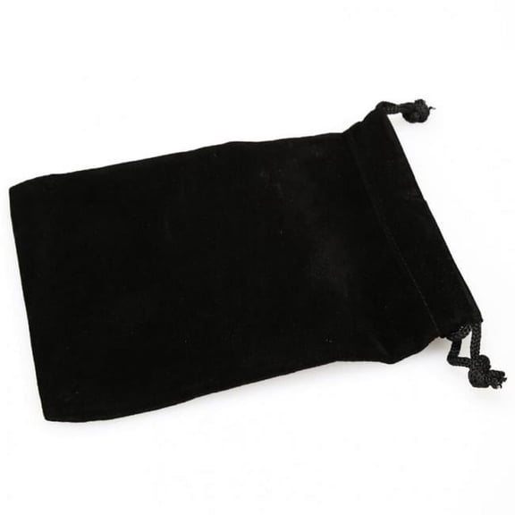 Chessex Small Suede Cloth Dice Bag, Black