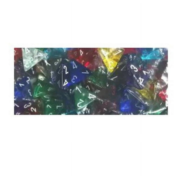 Chessex Translucent Polyhedral d4 Dice (50) Revised New