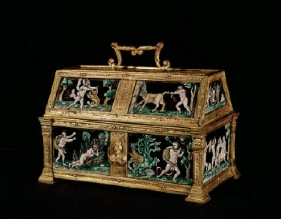Chest Antiques-Furniture Canvas Art - (18 x 24)