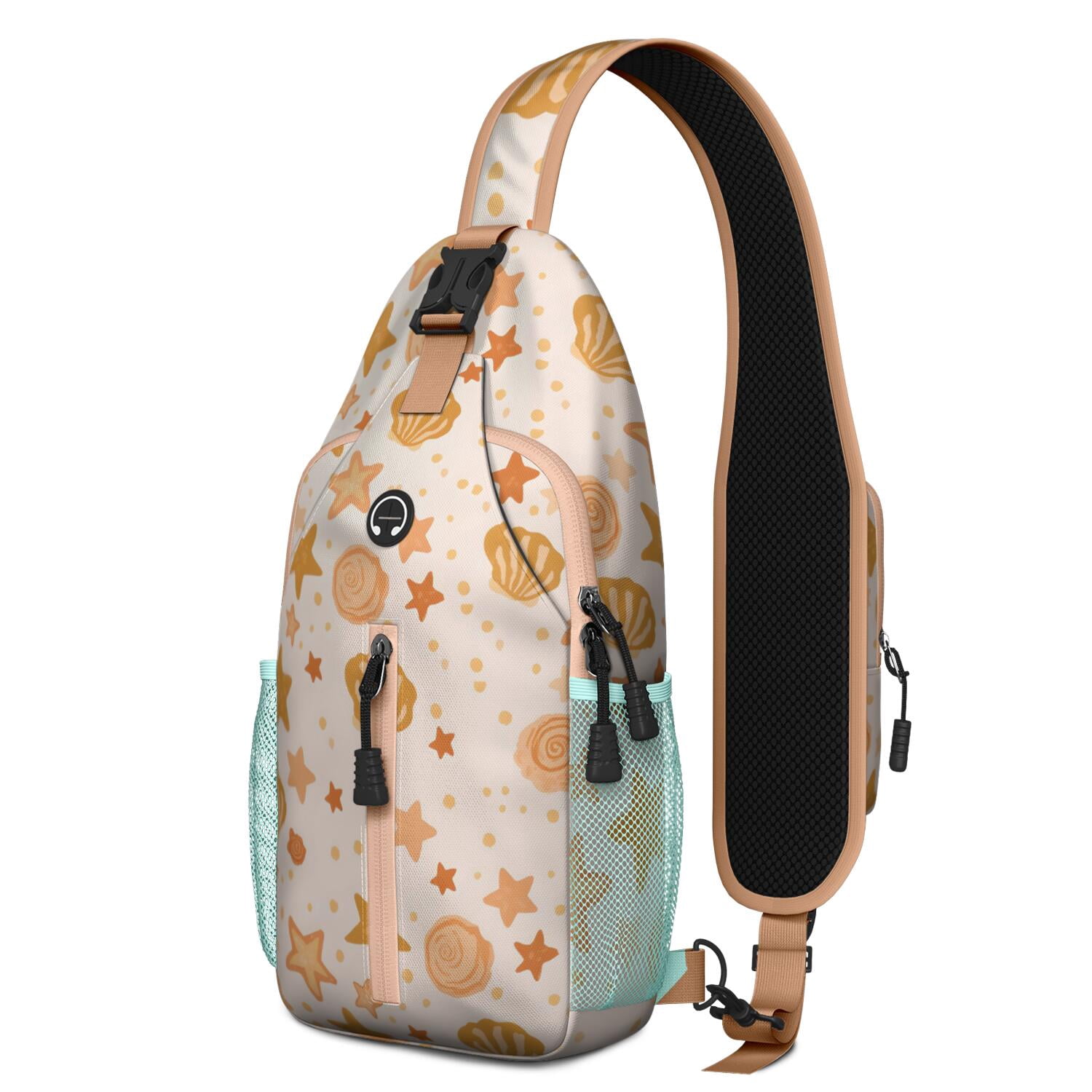 Chest Bag Crossbody Shoulder Bag Crossbody Shoulder BagCrossbody Sling Bag for Men Women Travelers Starfish