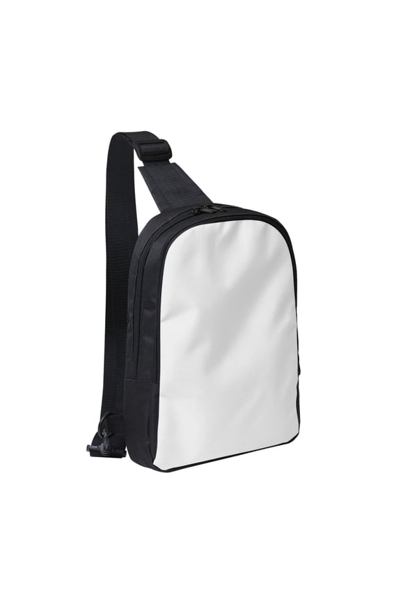 Chest Bag Dual Pocket 11.87.72.4in Waterproof Double-Pocket Large Capacity With No Inner Pouch Pockets And Double Drawstrings White
