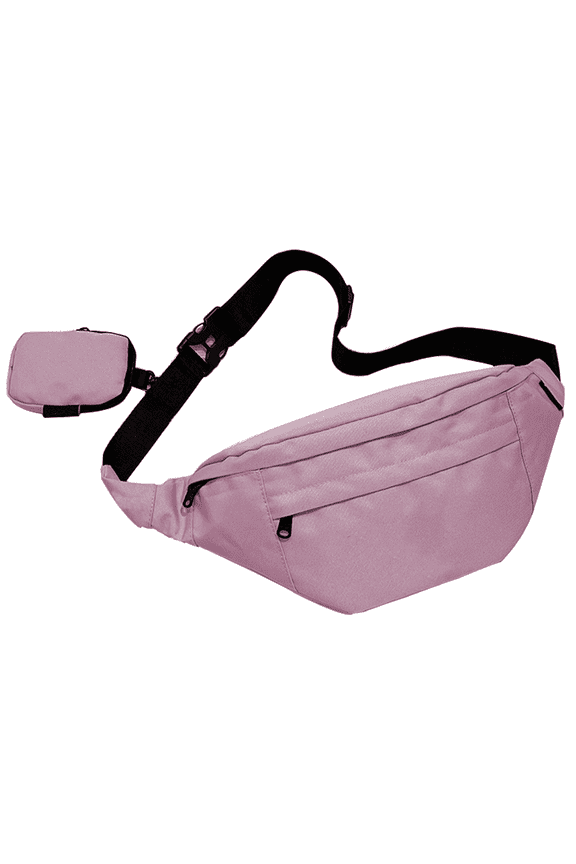 Chest Bag Fashion Kangaroo Waist Bag Couple Trend Crossbody Bag - pink