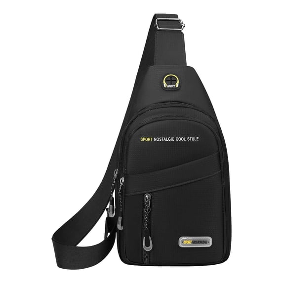 Chest Bag Men Shoulder Bag Small Backpack Multi-Function Running Sports Chest Pack, Active Lifestyle Carrier