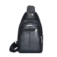 thumbnail image 1 of Chest Bag, Unisex Waterproof Chest Pack with Lockable Zipper & Molle Straps for Hiking Urban Commute, 1 of 6