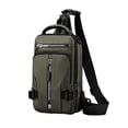 thumbnail image 1 of Chest Bag for Men Multifunctional Outdoor Single Shoulder Crossbody Bag with Adjustable Straps Trendy Leisure Sling Bag, 1 of 2