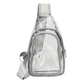 thumbnail image 1 of Chest Bag for Men and Women – Transparent PVC Jelly Beach Backpack with Large Capacity, Adjustable Shoulder Straps, Water-Resistant Design, 1 of 3