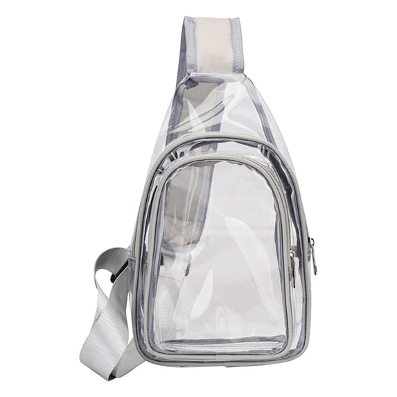 Chest Bag for Men and Women – Transparent PVC Jelly Beach Backpack with Large Capacity, Adjustable Shoulder Straps, Water-Resistant Design