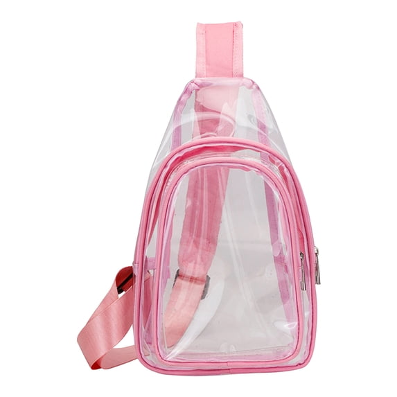 Chest Bag for Men and Women – Transparent PVC Jelly Beach Backpack with Large Capacity, Adjustable Shoulder Straps, Water-Resistant Design