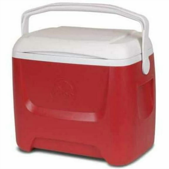 Chest Cooler, 28.0 qt. Cap., 18  L, Body Color: Red