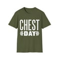 thumbnail image 1 of Chest Day Inspirational Exercise Workout Graphic TShirt, 1 of 4