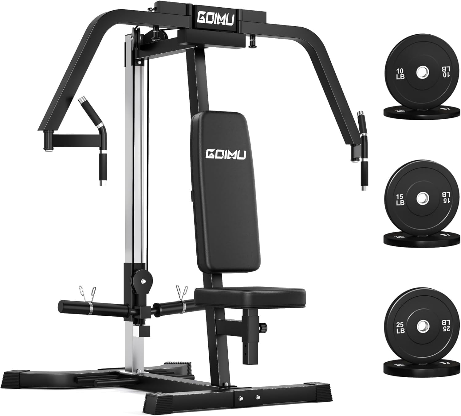 Chest Fly Machine, Reverse Delt Machine Adjustable Upper Body Specialty for Pectoral and Rear Deltoid, Chset Machine with Band Pegs for Home Gym