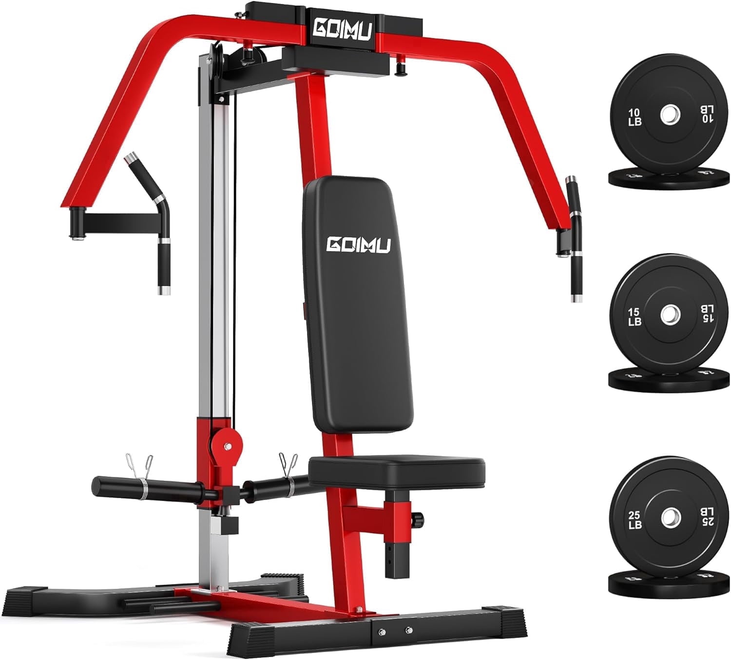 Chest Fly Machine, Reverse Delt Machine Adjustable Upper Body Specialty for Pectoral and Rear Deltoid, Chset Machine with Band Pegs for Home Gym