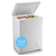 Chest Freezer 3.5 Cu.Ft Small Deep Freezer Top Door Mini Freezer with