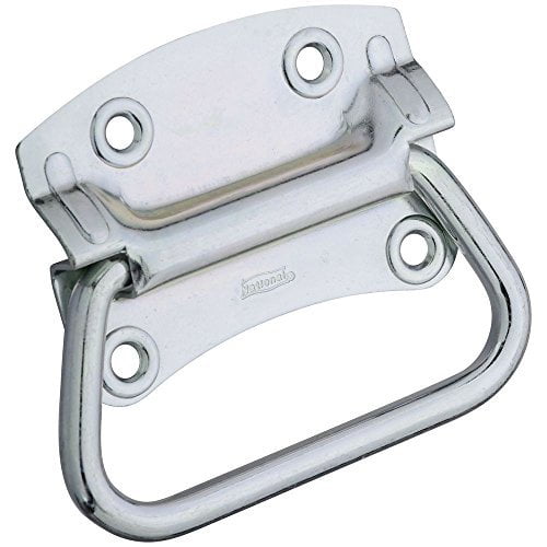 National Hardware Chest Handle - Alloy Steel, Gray - 4 In.