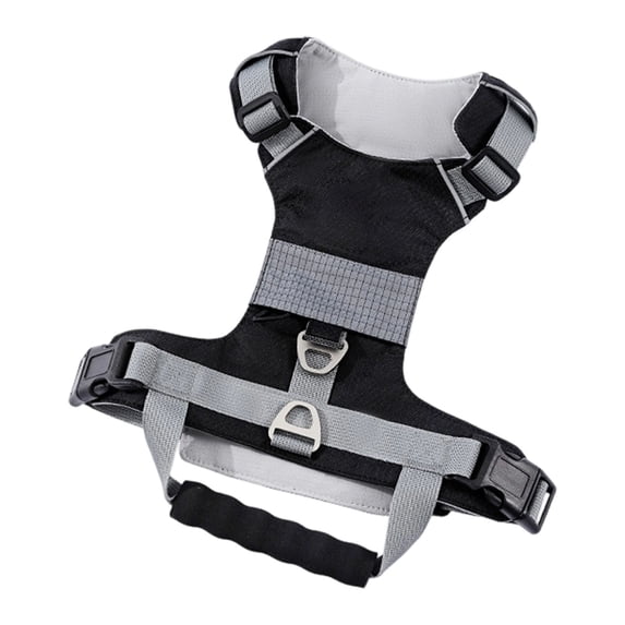 Chest Harness with Padded Chest and Reflective Vest for Safe Outdoor Walking Training and Control