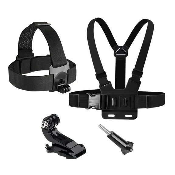 Chest Head Strap Belt For GoPro Hero 13 12 11 10 9 8 7 Dji Action 5 Pro 4 Camera Insta360 X5 X4 Accessories With J-hook Mount