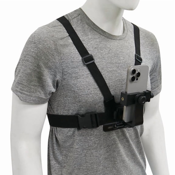 Chest Mount Harness for Action Camera Phone First-Person View Recording