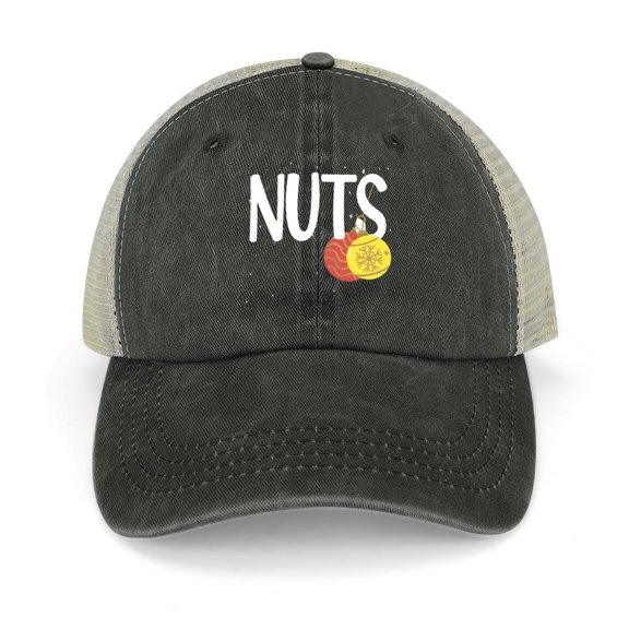 Chest Nuts Black Hat Adjustable Funny Fashion Unisex Baseball Cap for Men Women