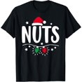 thumbnail image 1 of Chest Nuts Funny Christmas Chestnuts Couple Matching Outfit T-Shirt, 1 of 6
