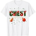 thumbnail image 1 of Chest Nuts Funny Matching Chestnuts Christmas Couples Nuts T-Shirt men and women can wear, black, white, gifts, 1 of 4