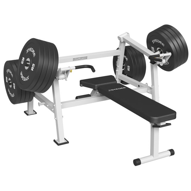 Chest Press Machine, Syedee 1500LBS Bench Press Machine with Band Peg