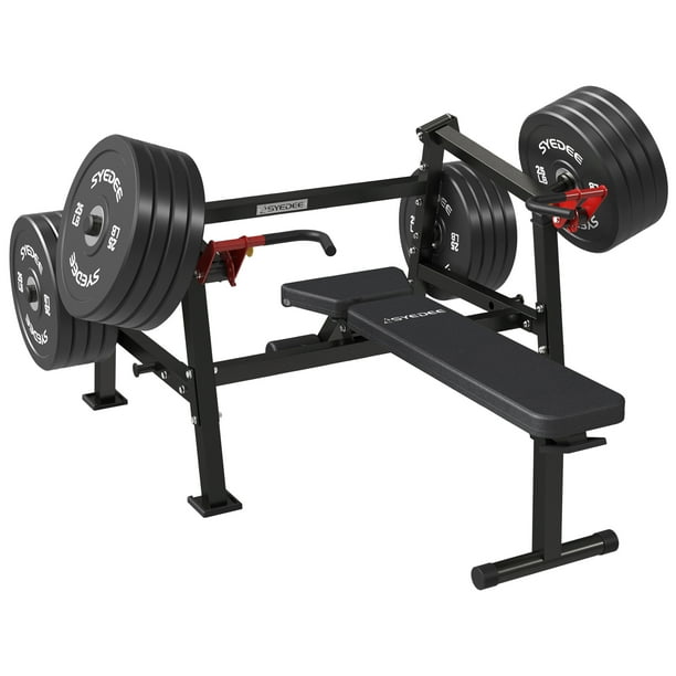 Chest Press Machine, Syedee 1500LBS Bench Press Machine with Band Peg