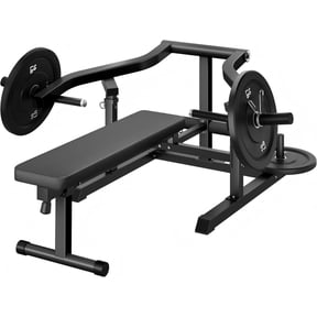 Chest Press Machine, Weight Bench Press Machine with Independent Arms, Adjustable Flat Incline Bench Press for Chest, AB Workout Home Gym Equipment