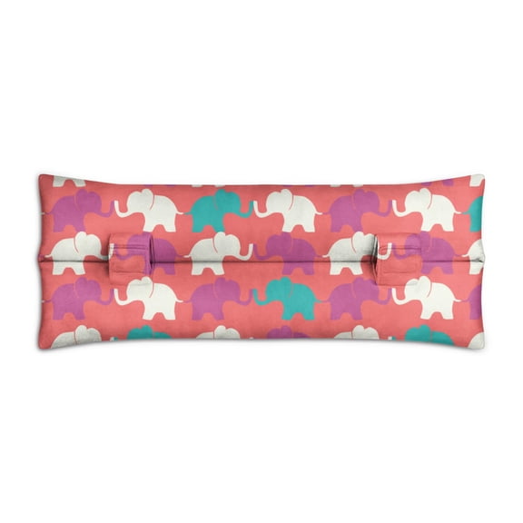 Chest Protector After Surgery - Abstract Elephant Print Design - Easy Attach/Detach for All Standard Seatbelts