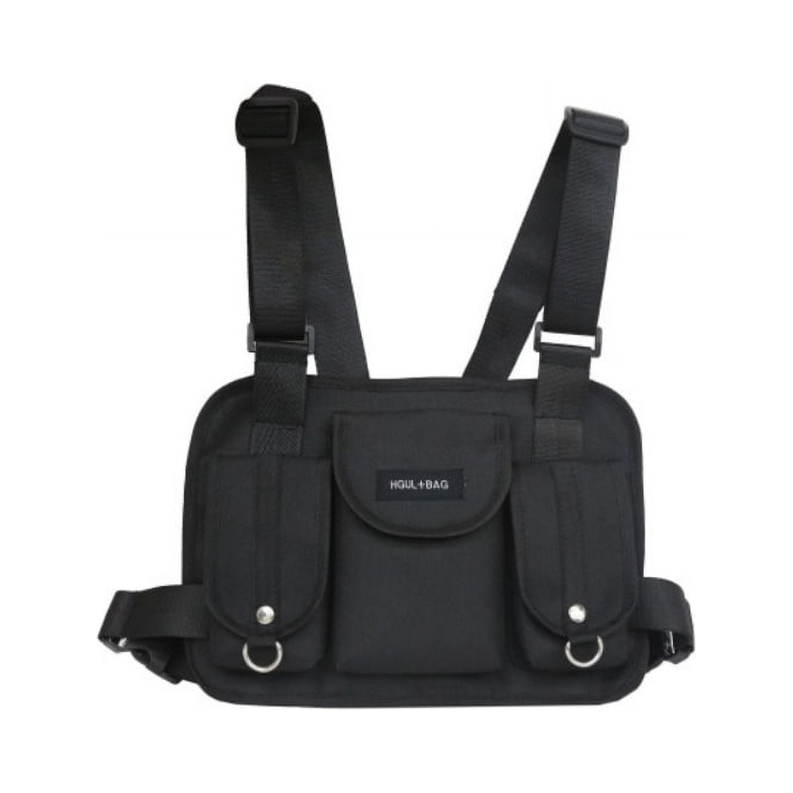 Chest Rig Waist Bag Hip Hop Streetwear Functional Chest Bag Cross Shoulder Bag Radio Harness Chest Front Pack
