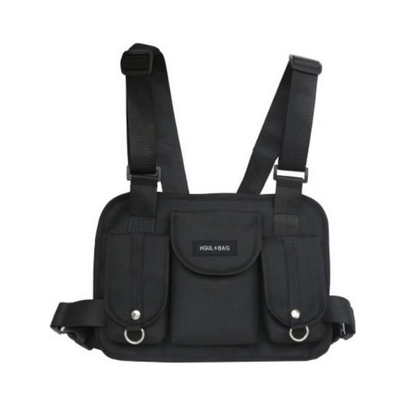 Chest Rig Waist Bag Hip Hop Streetwear Functional Chest Bag Cross Shoulder Bag Radio Harness Chest Front Pack
