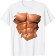 Padded Muscle Chest Adult Costume Shirt - Standard