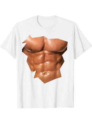 Ripped Muscles, six pack, chest T-shirt' Men's Longsleeve Baseball T-Shirt