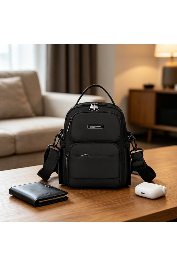 Chest Sling Bag, Business Crossbody Backpack with Multiple Compartments Adjustable Shoulder Strap and Water Resistant Design, for Work Travel Cycling Hiking Daily Commute and Outdoor Sports